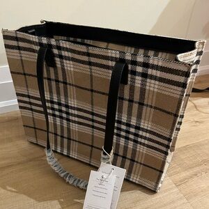 BEIS - The Work Tote Bag in Plaid